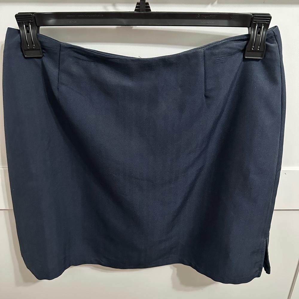 Navy Blue Pencil Skirt